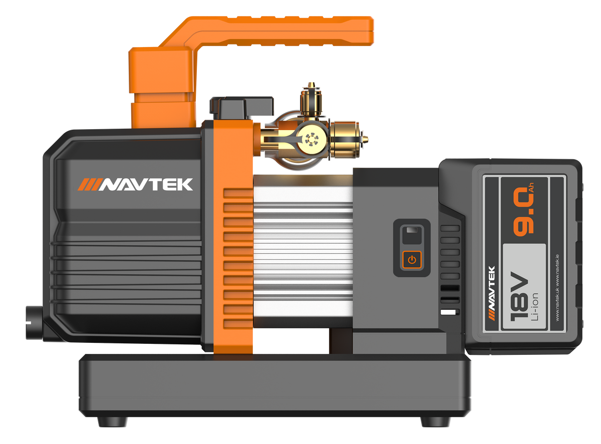 Navtek 13061 NP4DLM Two Stage Cordless Vacuum Pump 4 CFM Cool Tools HVACR