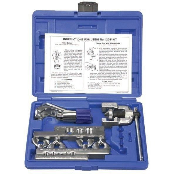 Imperial 45° Flaring & Cutting Kit - 9 sizes up to 3/4" O.D. Tube 120-F-Flaring Kits-Imperial-Cool Tools HVAC-R