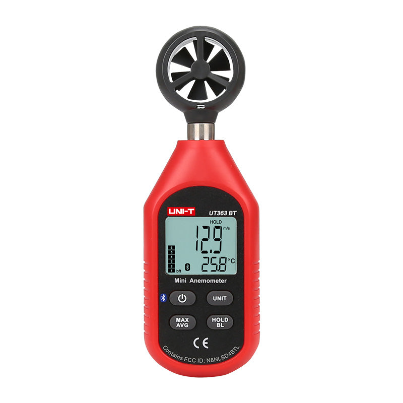 Uni-T Mini Digital Anemometer with Bluetooth UT363BT