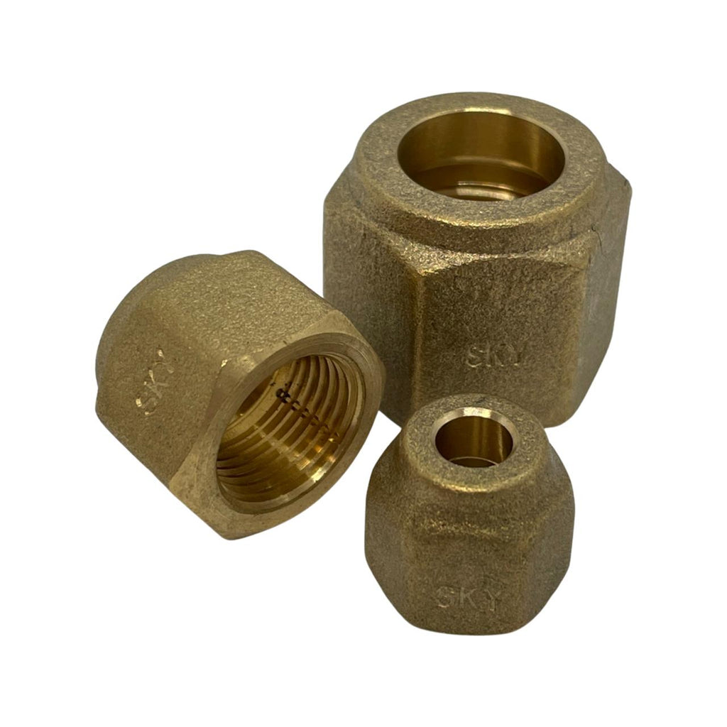 Sky Refrigeration Flare Nut 1/4 SAE R-410A 5pcs 201-0404