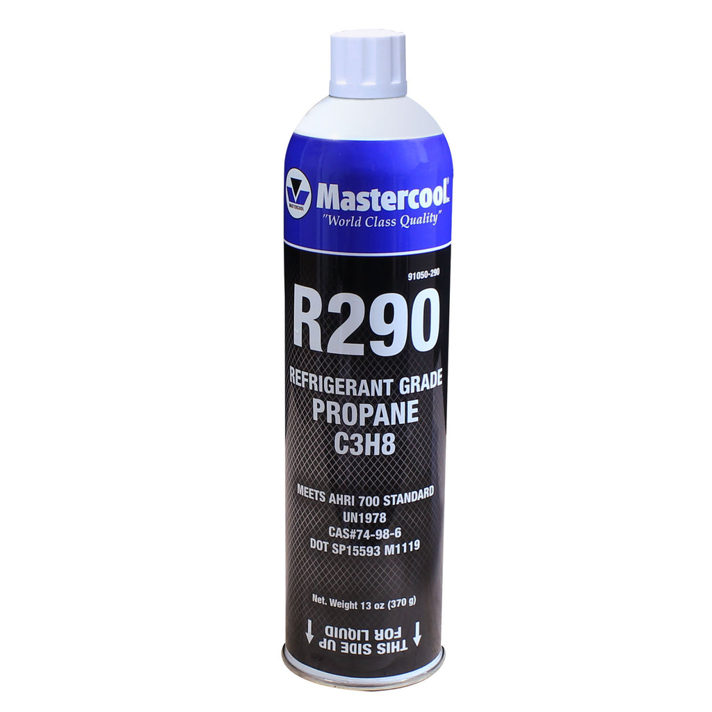 Mastercool R290 Refrigerant Grade Propane C3H8 370g 91050-R290