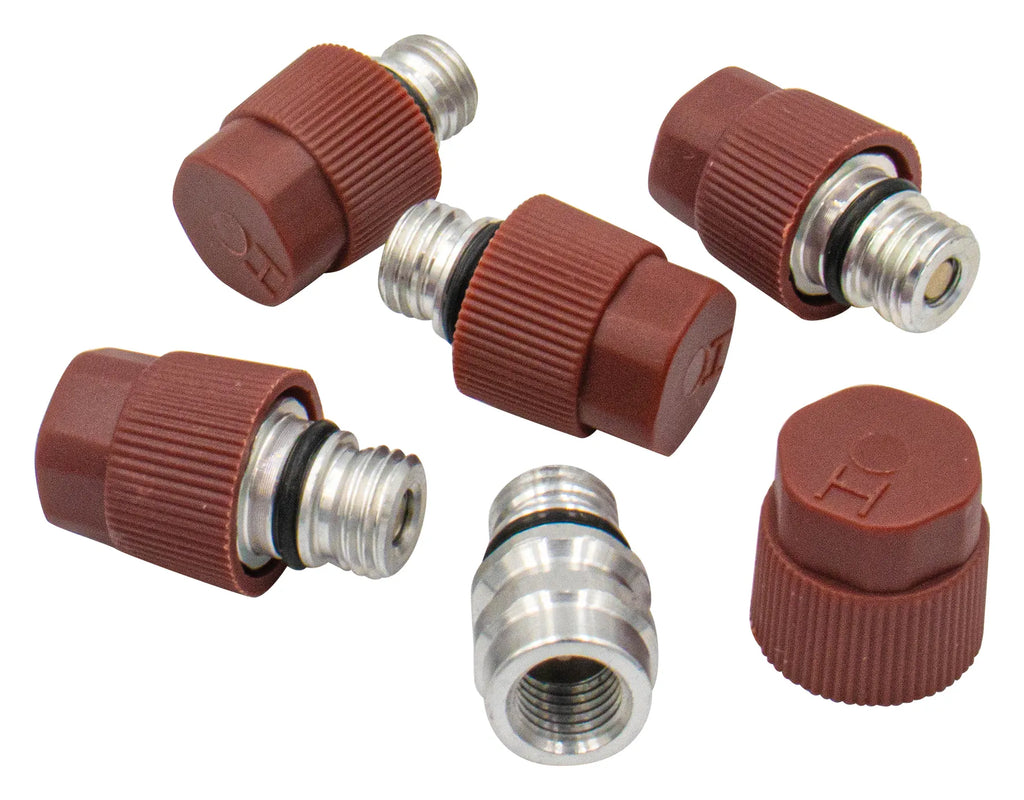Jayair High Side A/C Charge Port M12x1.5 Male Valve Core 5pk R134A AF5005