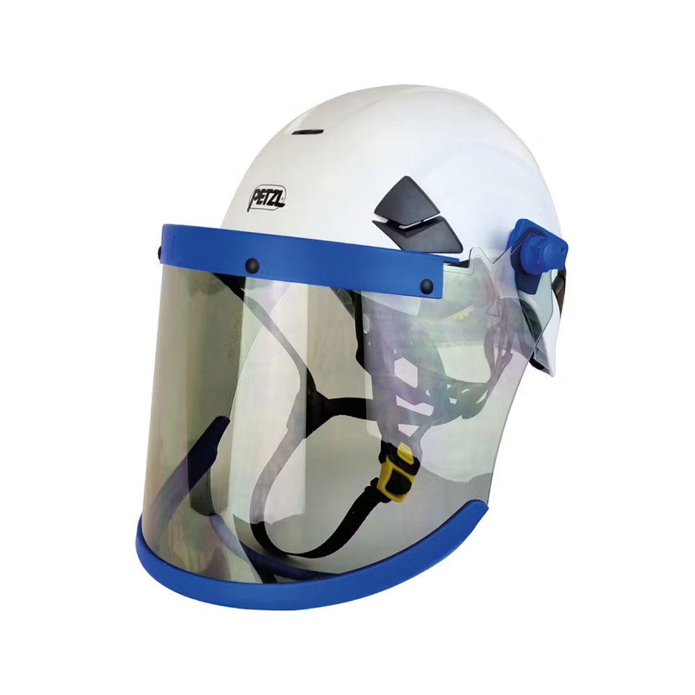 BSD Arc Flash Faceshield with Petzl Helmet HRC2 12cal/cm2 - ARC-FS-2PLUS-PZL+H-W