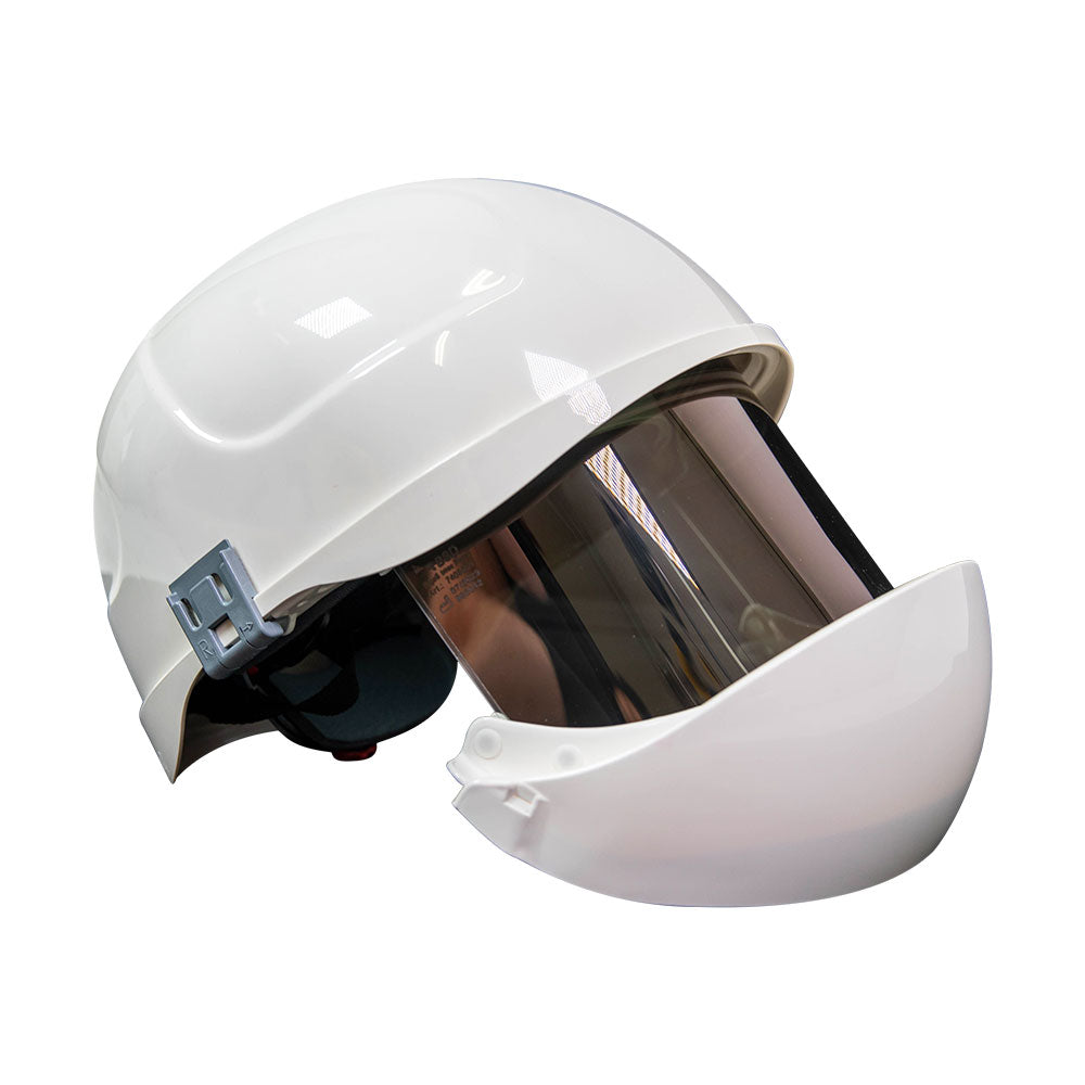 Volt Safety Arc Flash BSD retractable Face shield & Helmet HRC3 28cal/cm2 - ARC-FS-INT-POW