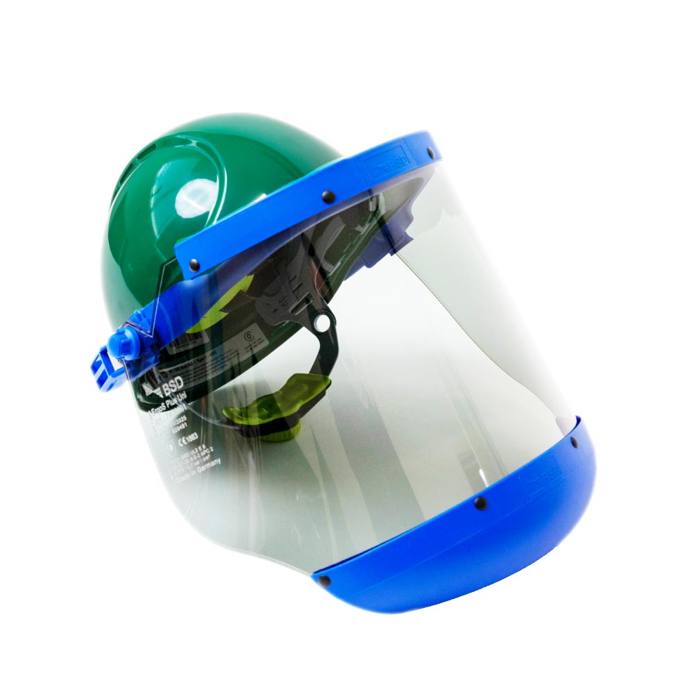 Volt Safety Arc Flash BSD Faceshield and Helmet HRC2 10.7cal/cm2 - ARC-FS+H