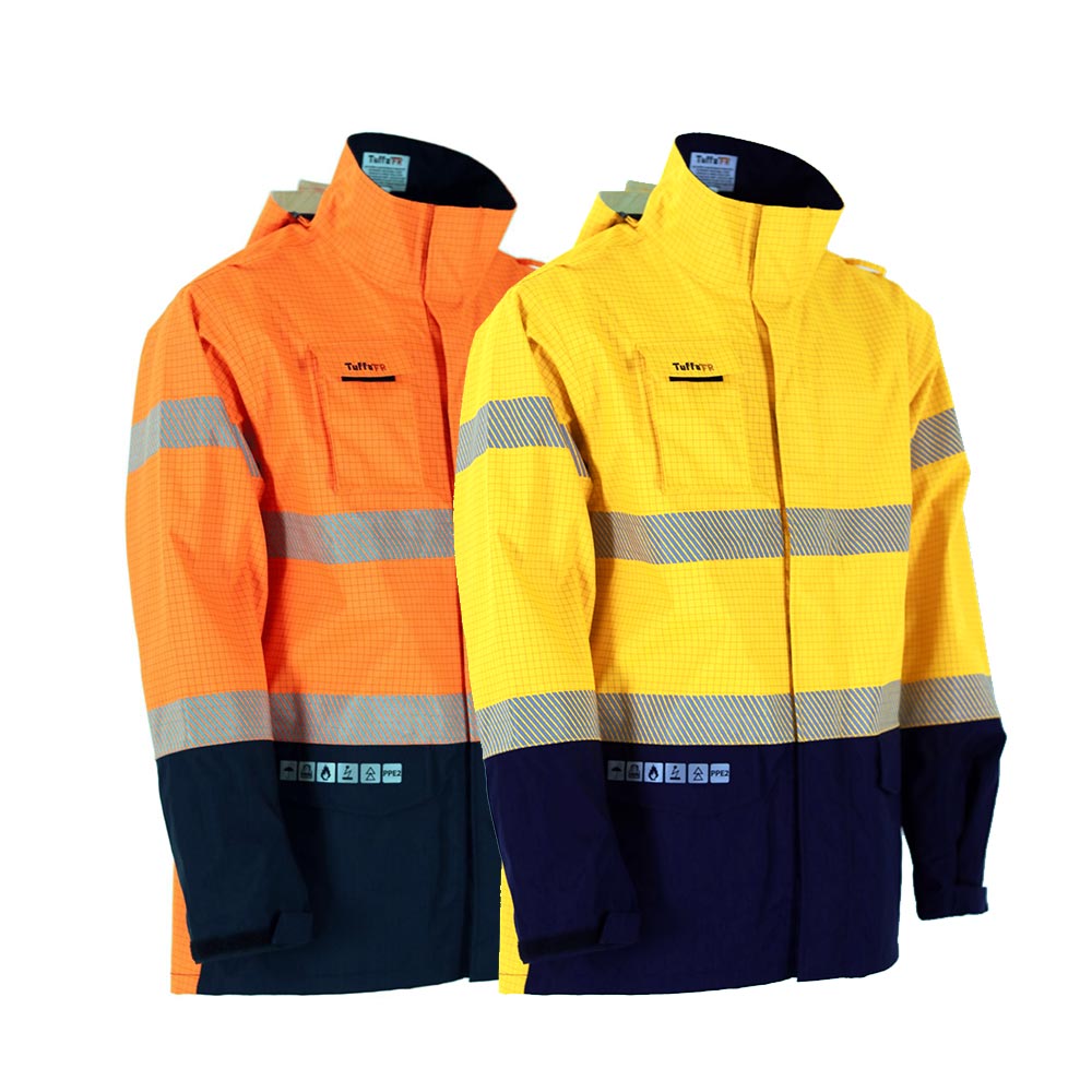 Tuffa Arc Flash Wet Weather Jacket HRC2 17cal/cm2 - ARC-JACKET2-T
