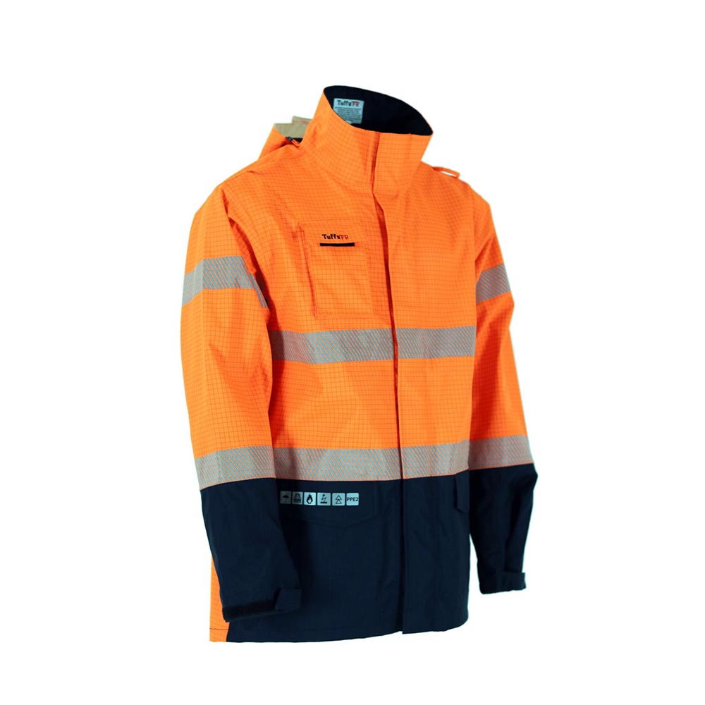 Tuffa Arc Flash Wet Weather Jacket HRC2 17cal/cm2 - ARC-JACKET2-T