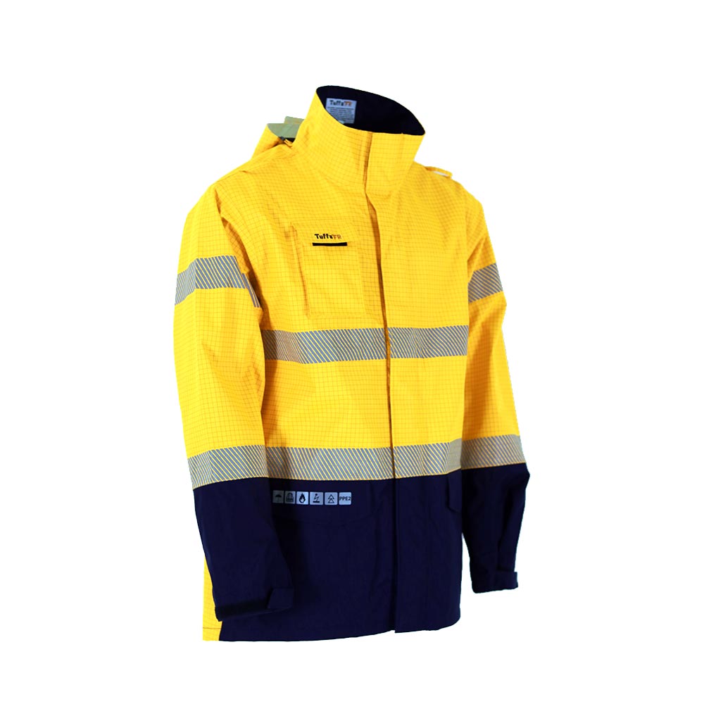 Tuffa Arc Flash Wet Weather Jacket HRC2 17cal/cm2 - ARC-JACKET2-T