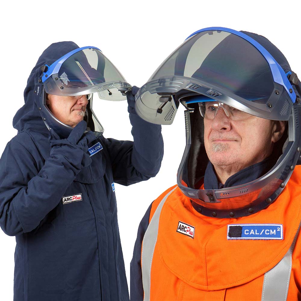 Volt Safety Arc flash Kit HRC4 50cal/cm2 Ultralight SLX Lift-Up Hood - ARC-KIT4-AP-USLX-LU