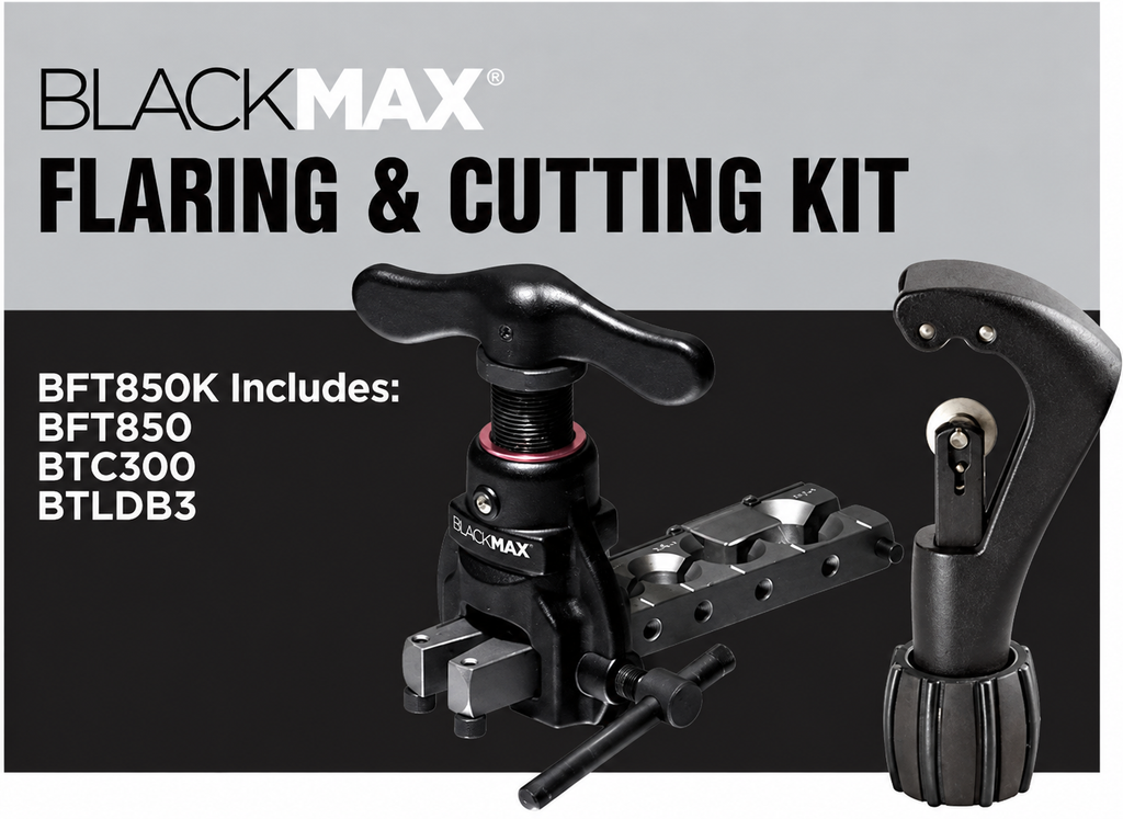 CPS BlackMax® Flaring and Cutting Kit BFT850,BTC300 and BTLDB3 R410A BFT850K