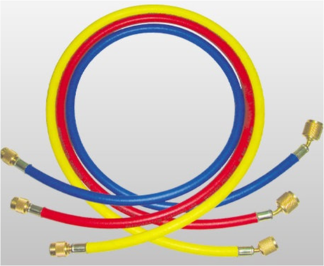 DSZH Premium Charging Hose Set 90cm 1/4" SAE CT-336-RYB-P