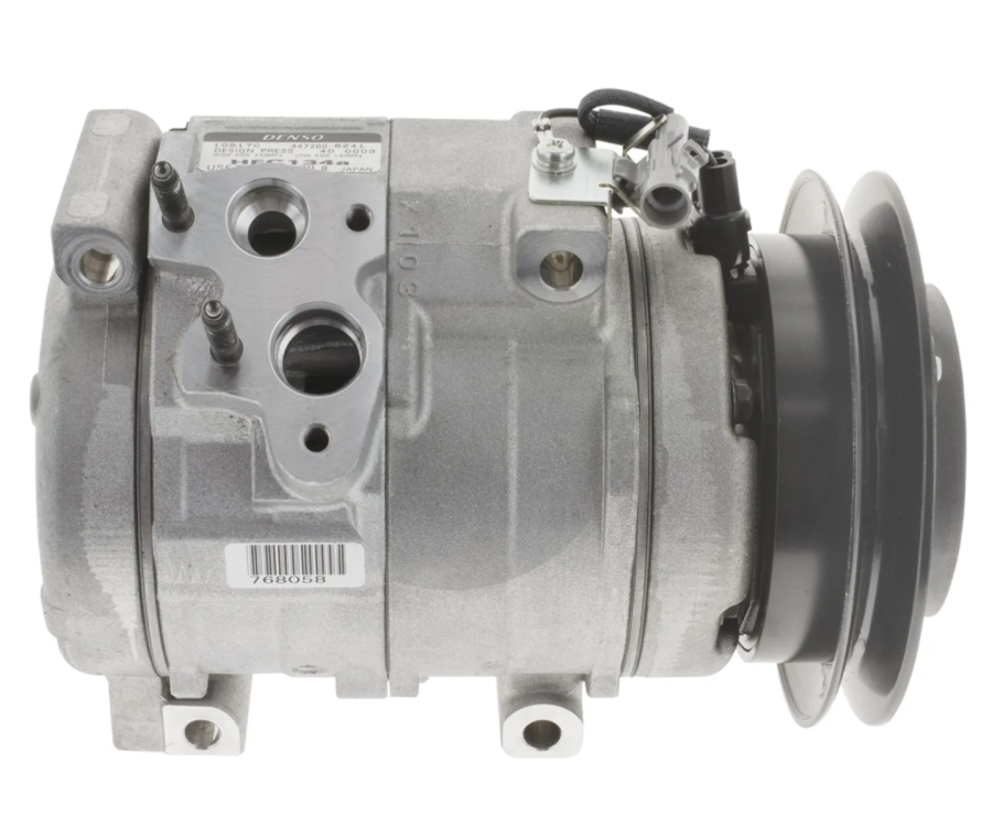 Genuine Denso A/C compressor CM1568 with clutch assembly for Toyota Landcruiser Prado KZJ120R 3.0L diesel dual AC system