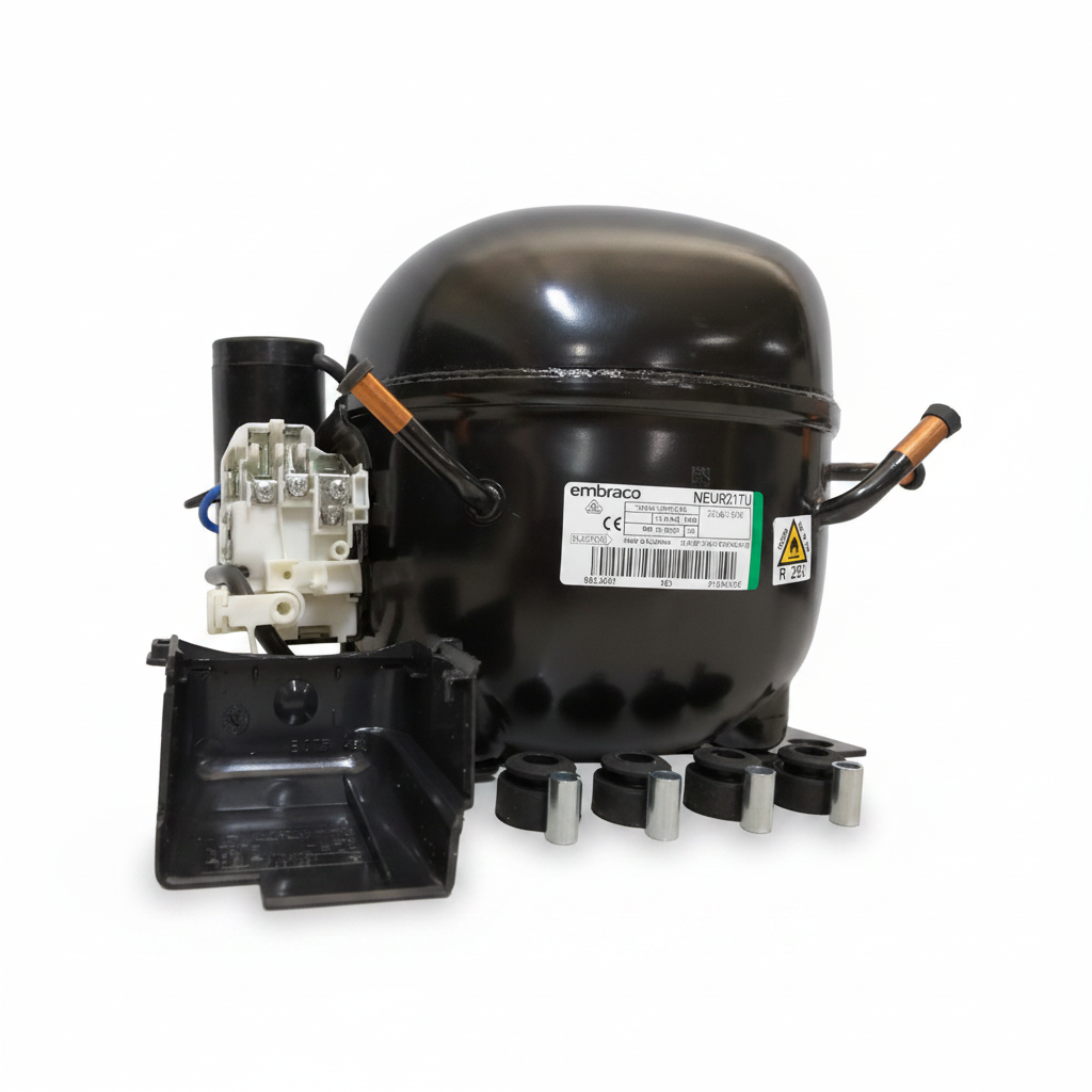Embraco Aspera NEU6217U 3/4 HP R290 medium temperature hermetic refrigeration compressor