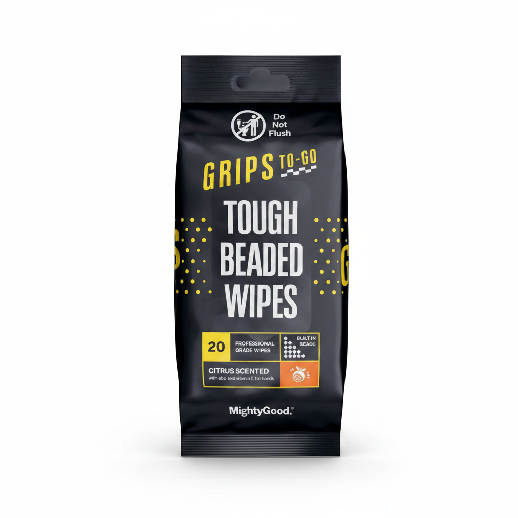 Grips_To-Go_GR20 85261_heavy_duty_20_pack_abrasive_beaded_hand_and_tool_cleaning_wipes