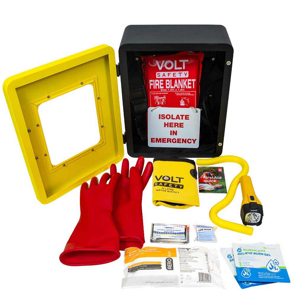 Volt Safety Low Voltage Wall Mounted Rescue Kit - KIT-LVR-WM-V2