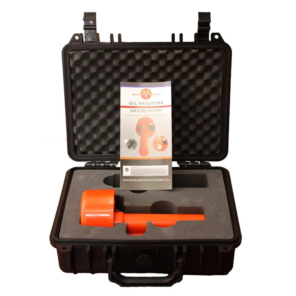 Volt Safety Modiewark High Voltage Proximity Tester Kit 3 with non-contact AC voltage detector stick and heavy-duty protective carry case