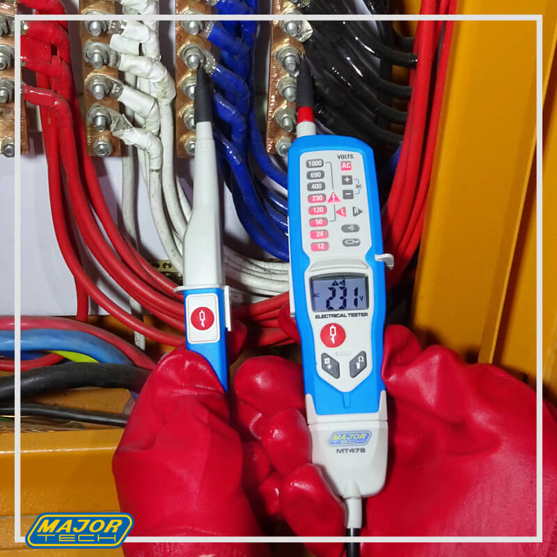 Major Tech MT478 AC/DC Digital Voltage Tester 1000V – Cool Tools HVAC-R