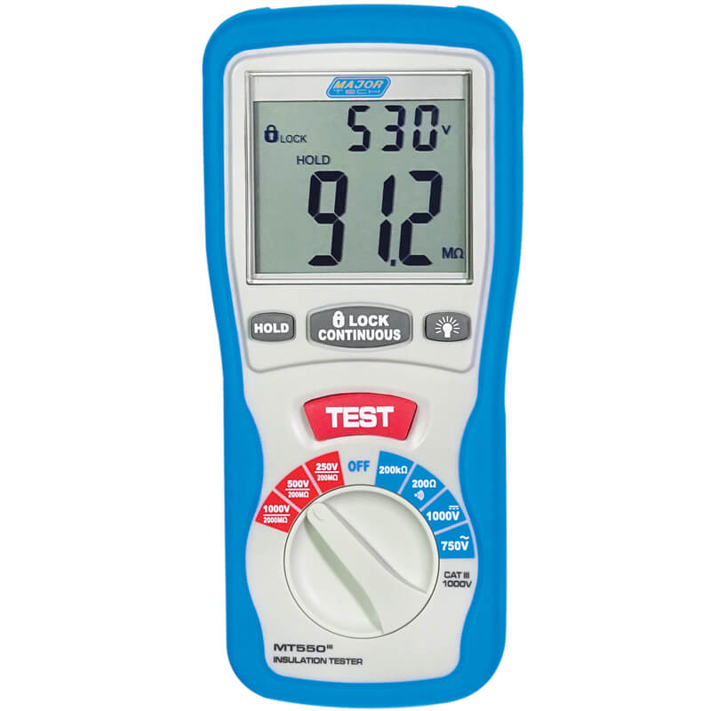 Major Tech Handheld Digital Insulation Tester MT550