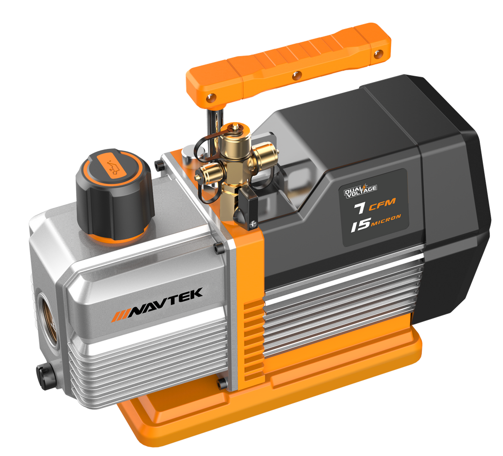 Navtek 13065 NP7DP Two Stage Pro Series Vacuum Pump 7 CFM – Cool Tools ...