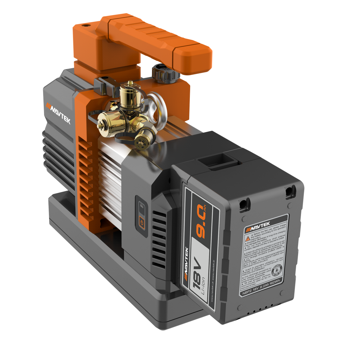 Navtek 13061 NP4DLM Two Stage Cordless Vacuum Pump 4 CFM – Cool Tools ...