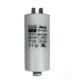 Aftermarket Run Plastic Capacitor 1 MFD Fixed 8M Bolt HYRCS4B-1