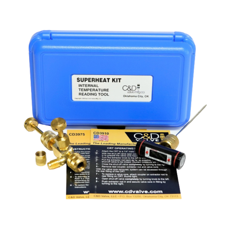 C&D Superheat Kit (CD3910 Core Removal Tool, CD3975 Thermometer) CD3970