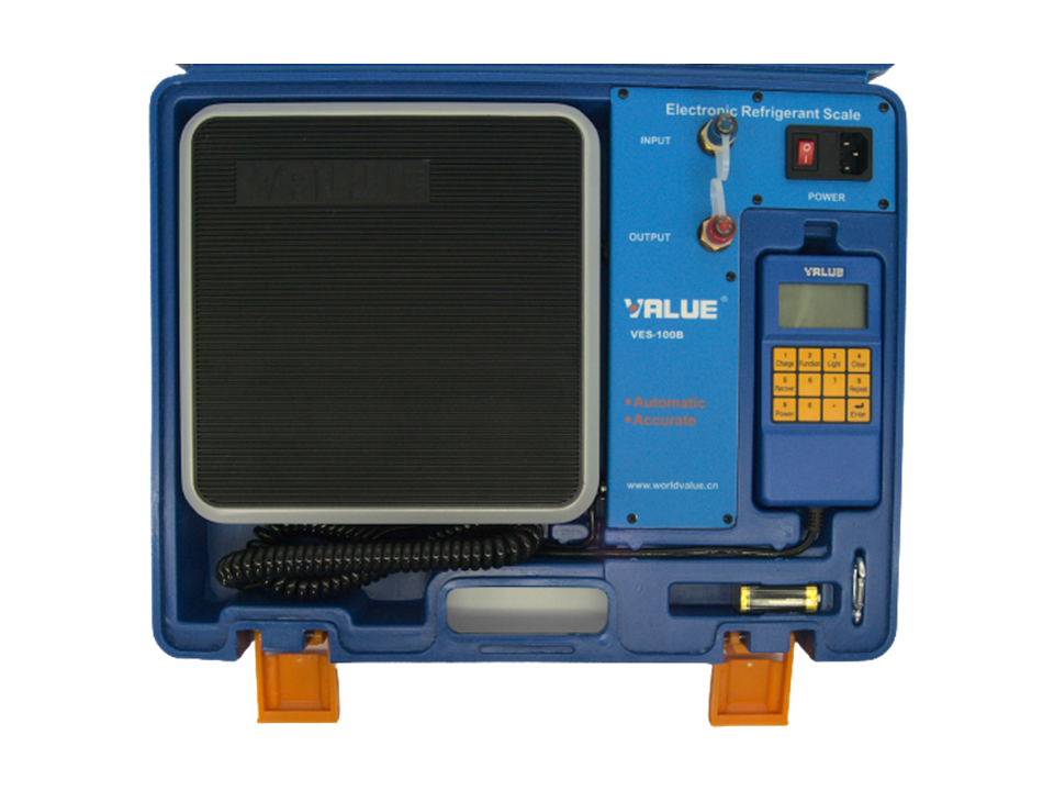 Value VES100B Digital Refrigerant Scale 100kg – Cool Tools HVAC-R