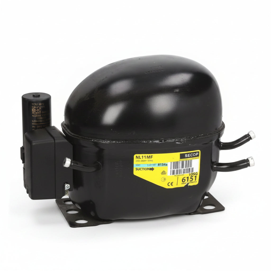 Danfoss Secop Hermatic Compressor MBP/HBP 3/8 HP R134a NL11MF for commercial refrigerant