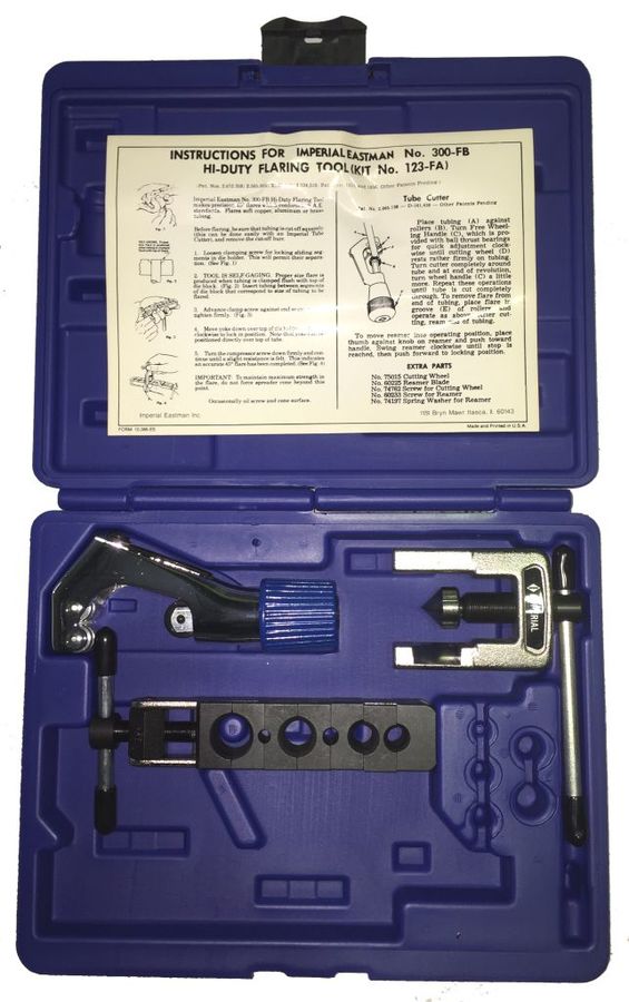 Imperial Tube and Pipe Cutting and Flaring Kit - 123-FA