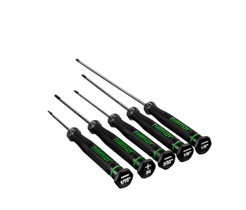 Hilmor 5-Piece Screwdriver Set - Heat-Treated Shaft With Tip Markings - Durable Hand Tools - View #9