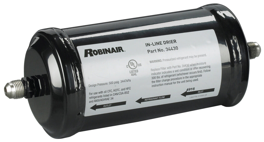 Robinair R134a Machine Filter Robinair R134A Quick Change Filter - 34430 – Cool Tools HVAC-R