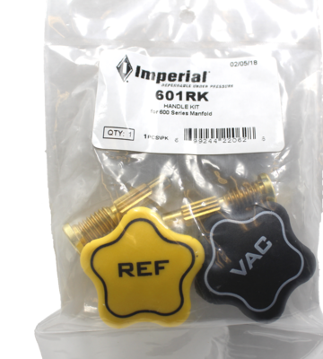 Imperial Replacement VAC and REF Knobs with Spindles for 600 and 800 Series Manifolds - 601-RK