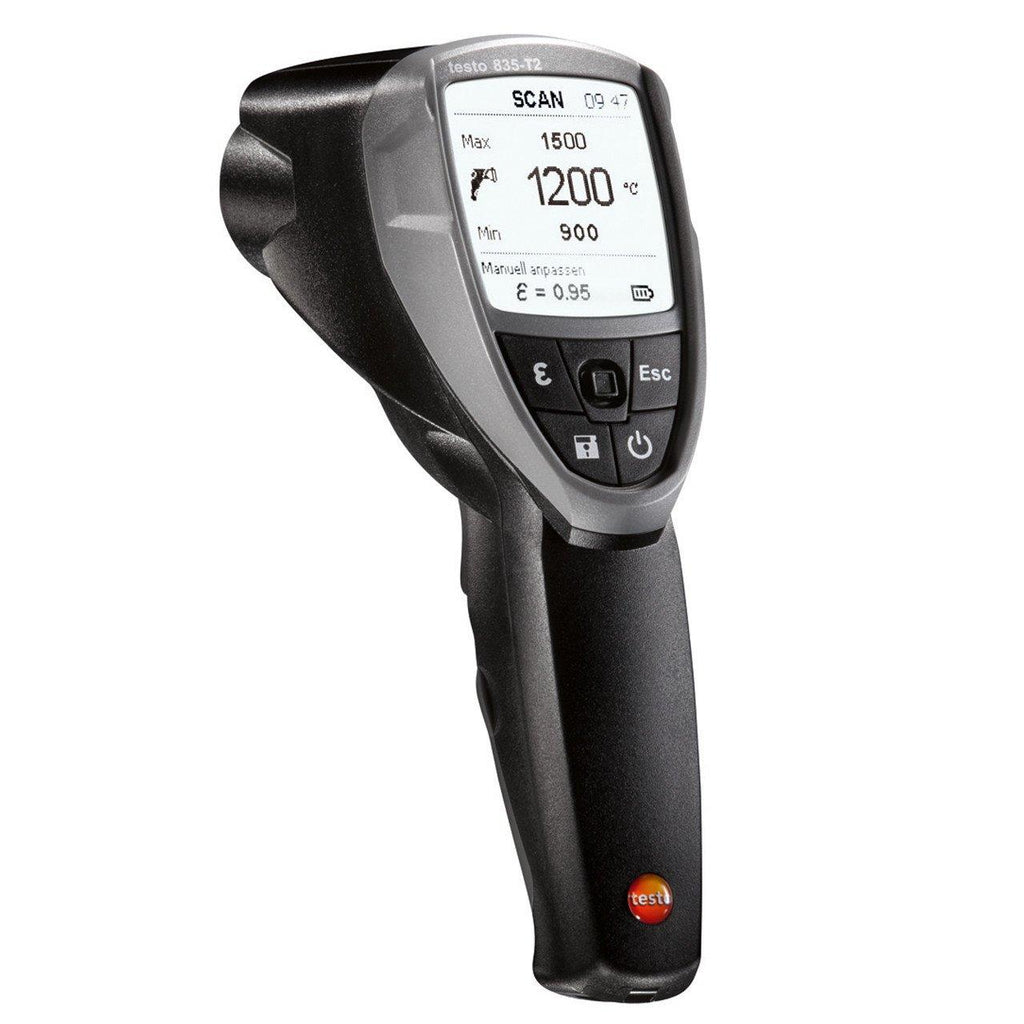 Testo 835T2 High Temperature IR Thermometer-Thermometer-Testo-Cool Tools HVAC-R