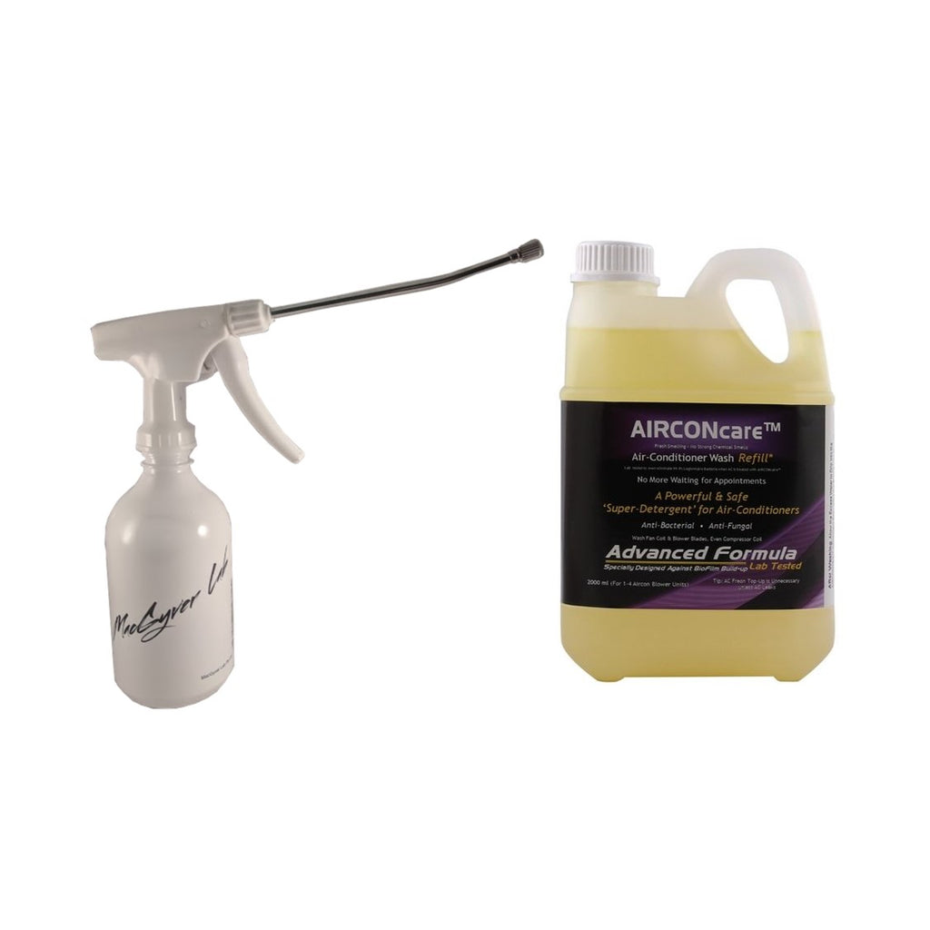 Split System Air Conditioning Cleaning Kit (Spray Bottle, Coil Cleaner) CLNKT-2