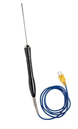 Fieldpiece K-Type Immersion Thermocouple with Flex Lead and Handle - ATR1