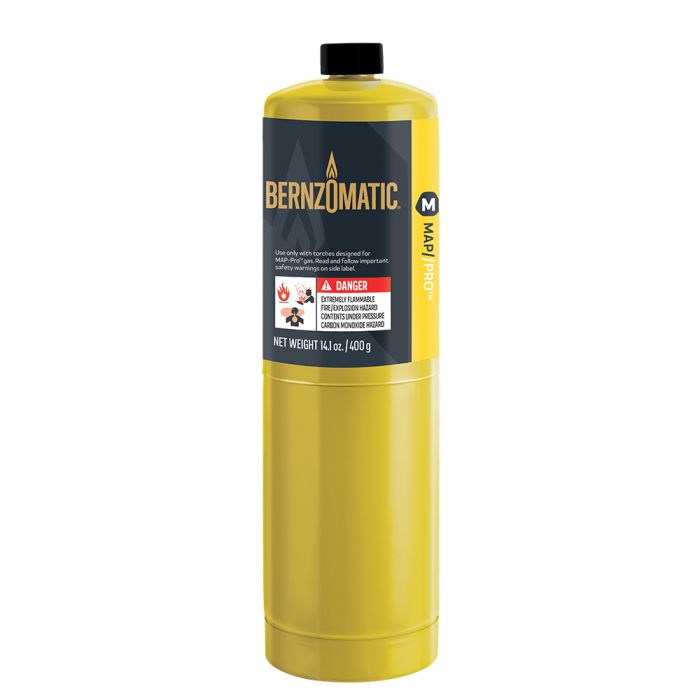 Bernzomatic Map Pro 400G Yellow Gas Cylinder 1811120