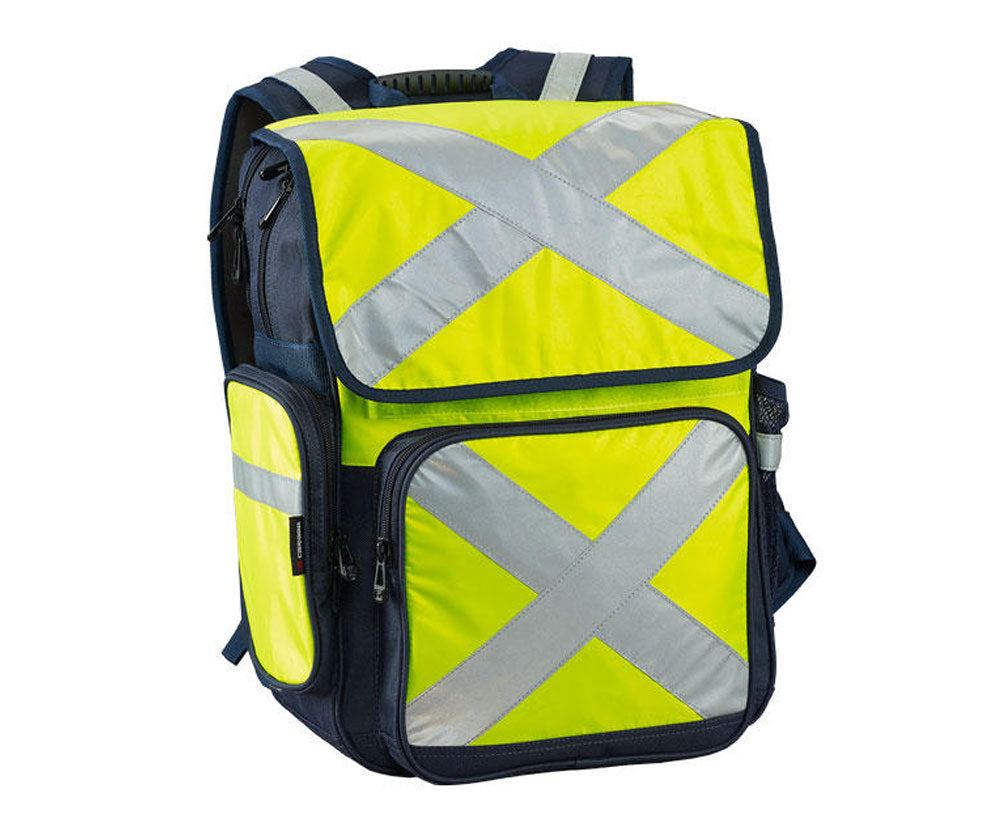 HI-VIS 34 Litre Safety Backpack - Yellow -CARI11803Y-safety-System Control Engineering-Cool Tools HVAC-R