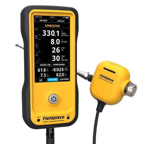 Fieldpiece Combustion Analyzer with HydroCycle Pump CAT85