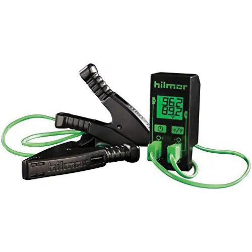 Hilmor Dual Readout Thermometer with Thermocouple Clamps - 1839106