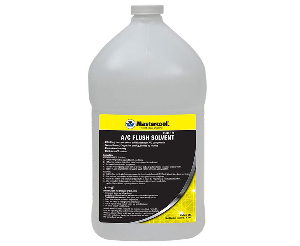 Mastercool Air Conditioning Flush Solvent Single 3.8L Bottle 91049-128