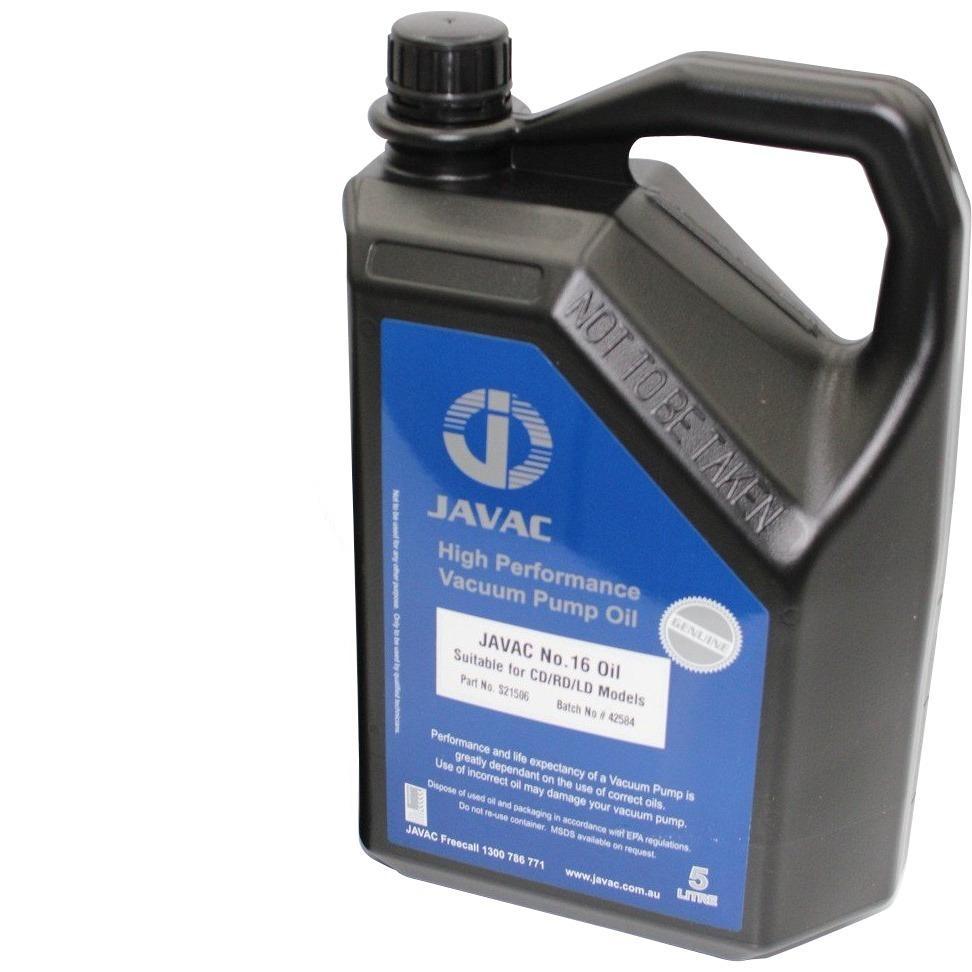 Javac N16 5L Dual Rotary Vane Vacuum Pump Oil S21506 Cool Tools HVACR