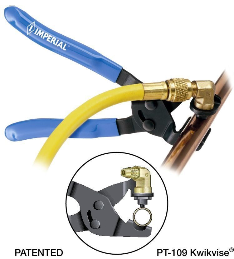 Imperial Kwik-Vise Refrigerant Recovery Tool with 1/4" Flare Fitting - PT-109