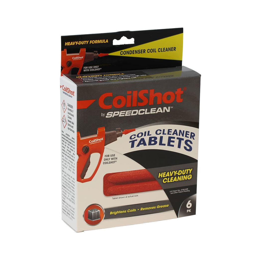 SpeedClean CoilShot Heavy Duty Coil Cleaner Tablets - SC-CS-TABS-HD