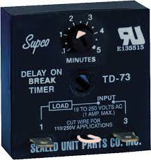 Supco Time Delay on Break Timers (DOB) TD73