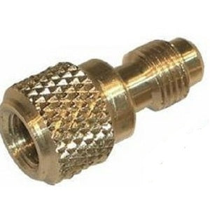 Imperial R410A R32 Straight Adaptor 5/16 Female to 1/4 Male Flare TE-BA01