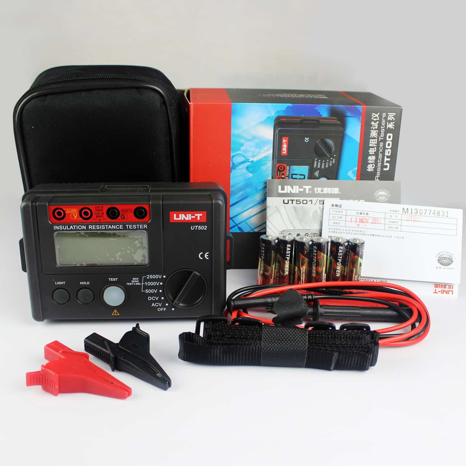 Uni-T UT502A Insulation Resistance Tester 2500V – Cool Tools HVAC-R