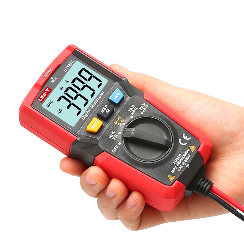 Unit Small Multimeter Uni-T Pocket Digital Multimeter - UT125C – Cool Tools HVAC-R