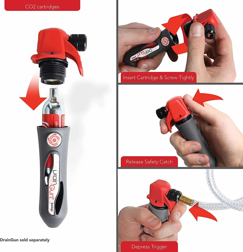 Diversitech GGC12 Drain Gun CO2 Cartridges Cool Tools HVACR