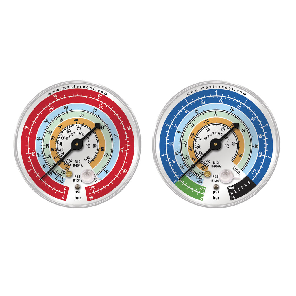 Mastercool R22 R134A Replacement Gauge 80mm High Side MRBH1