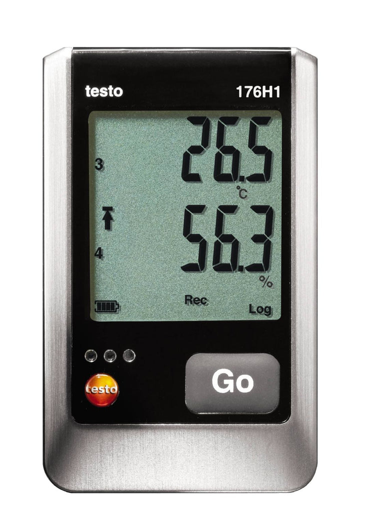 Testo 176 H1 Four Channel Humidity and Temperature Data Logger - 0572 1765